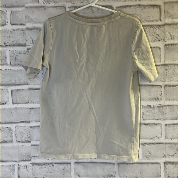 4/$20 H&M Boys Grey Cotton Basic T-Shirt Size 6-8 Years Round Neck - Dinosaur - Picture 5 of 6